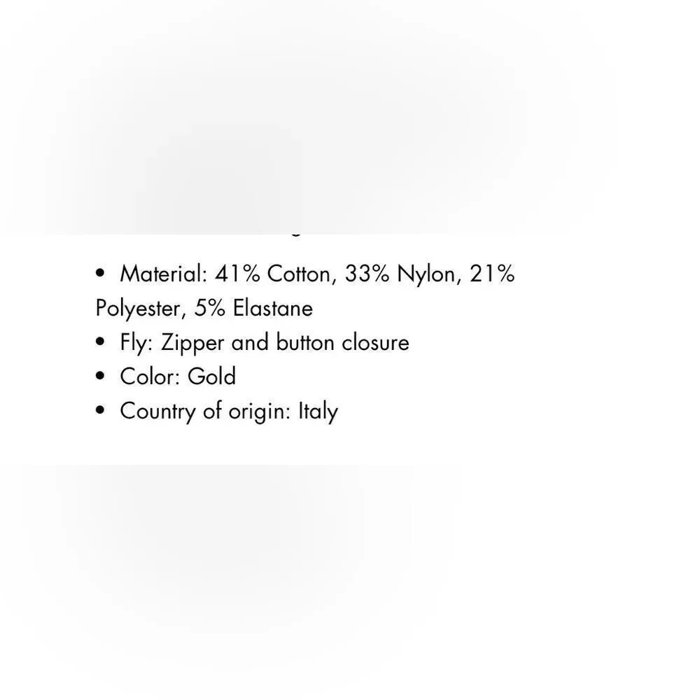 Dolce and Gabbana gold shorts size 38 (US2) - Picture 11 of 12